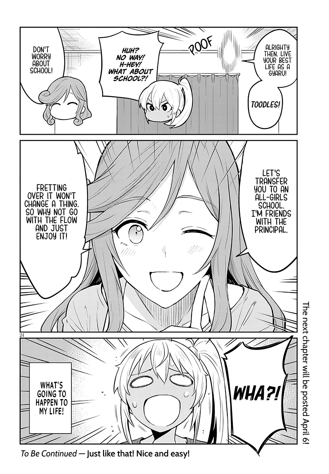 I’m a High School Boy, but I Got Gender-Swapped Into a Gyaru chapter 1 page 23