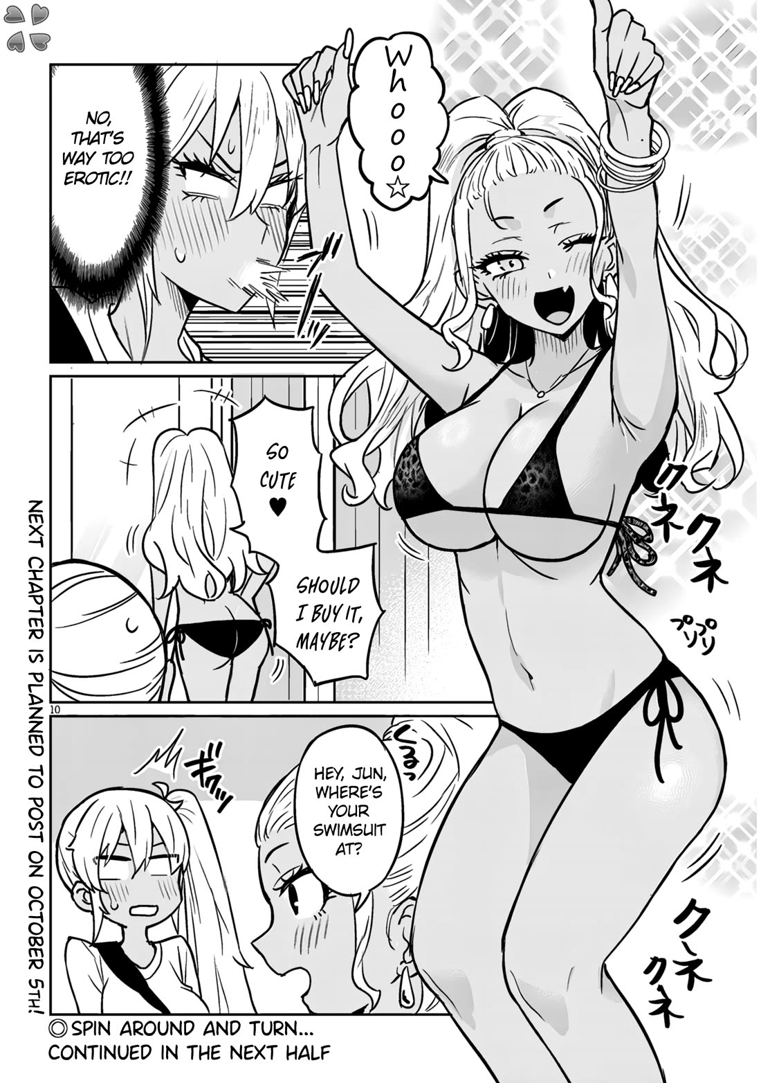 I’m a High School Boy, but I Got Gender-Swapped Into a Gyaru chapter 10.1 page 10