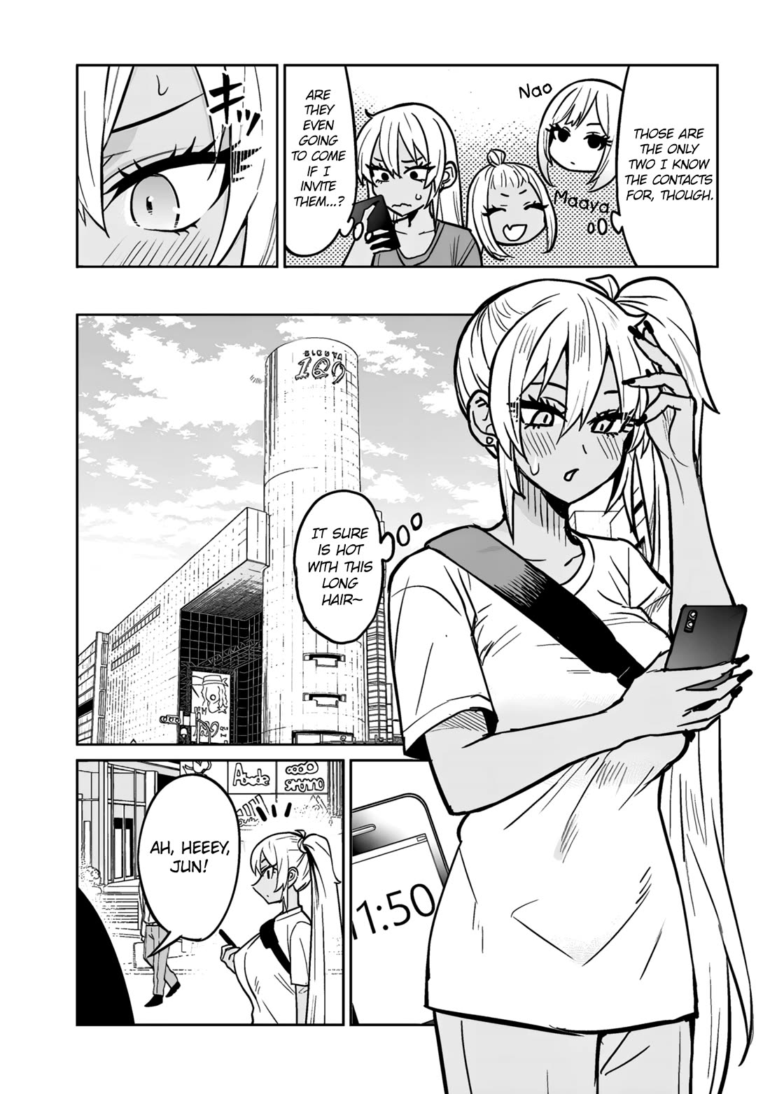 I’m a High School Boy, but I Got Gender-Swapped Into a Gyaru chapter 10.1 page 3
