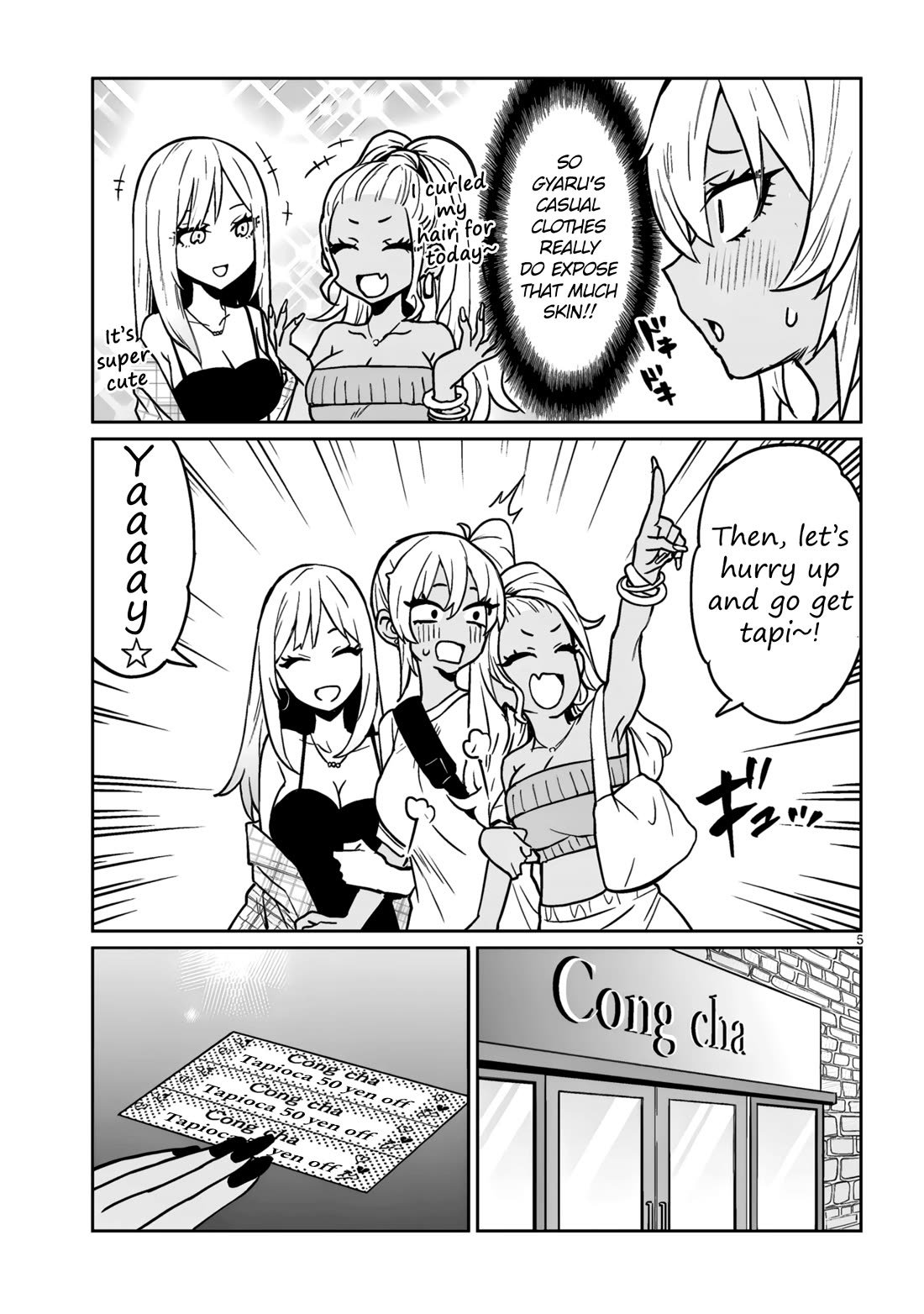 I’m a High School Boy, but I Got Gender-Swapped Into a Gyaru chapter 10.1 page 5
