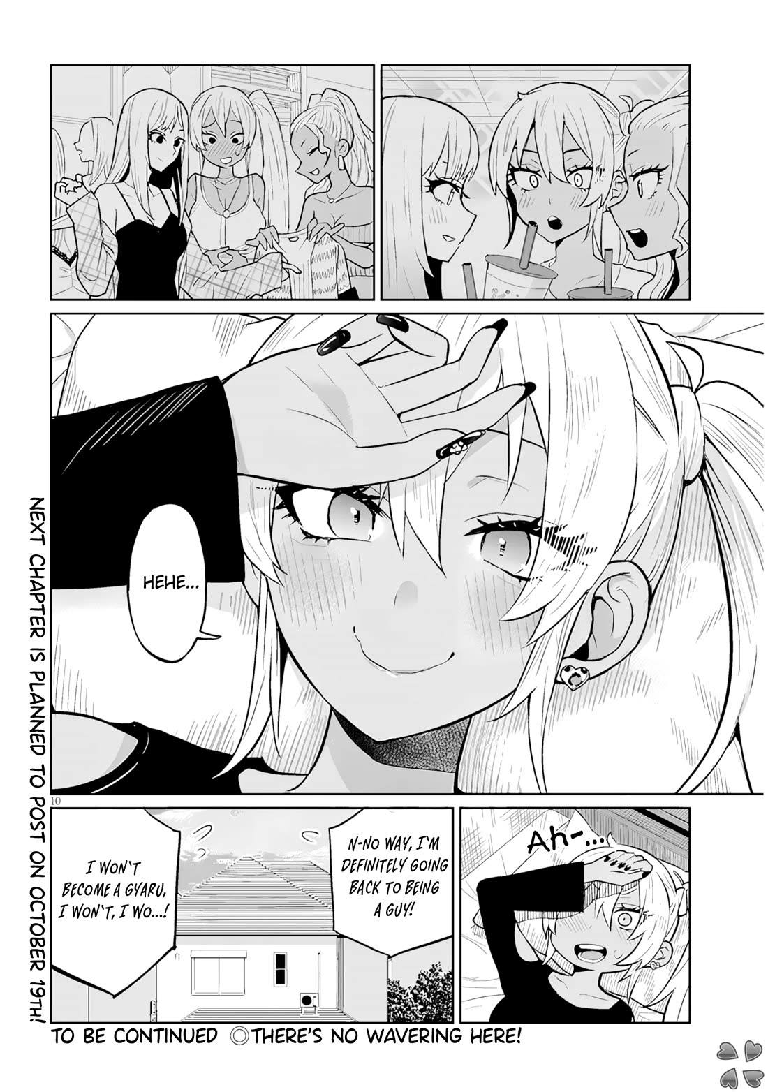 I’m a High School Boy, but I Got Gender-Swapped Into a Gyaru chapter 10.2 page 10
