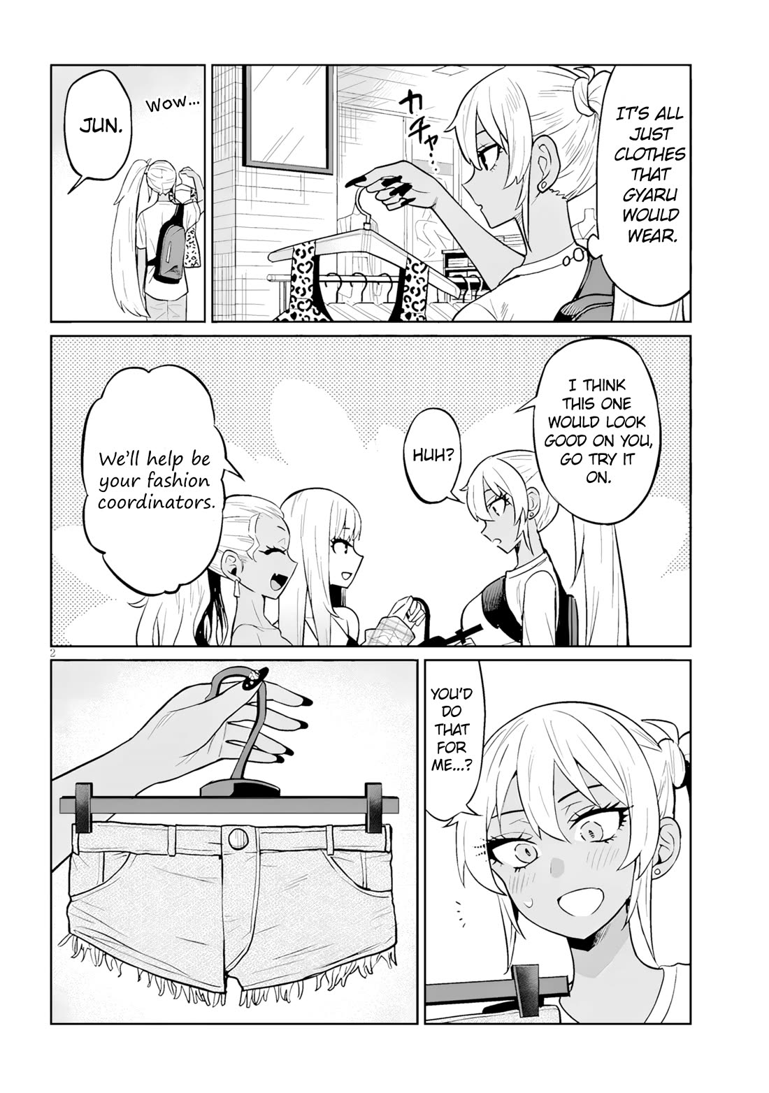 I’m a High School Boy, but I Got Gender-Swapped Into a Gyaru chapter 10.2 page 2