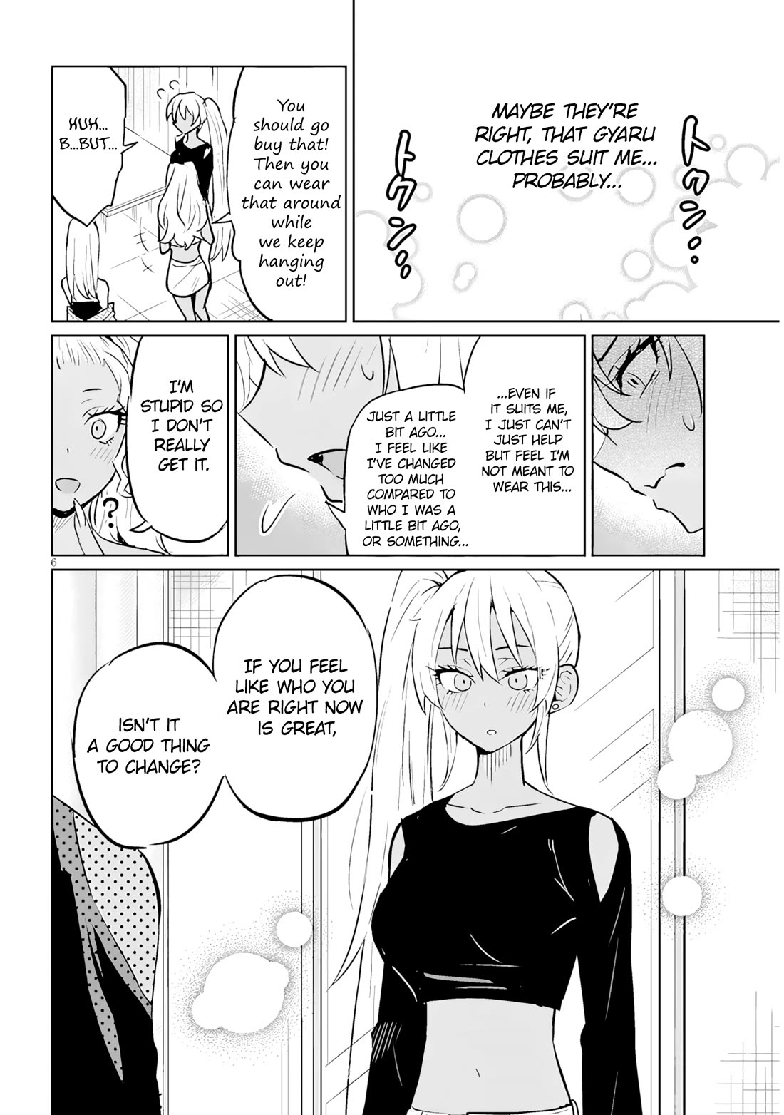 I’m a High School Boy, but I Got Gender-Swapped Into a Gyaru chapter 10.2 page 6