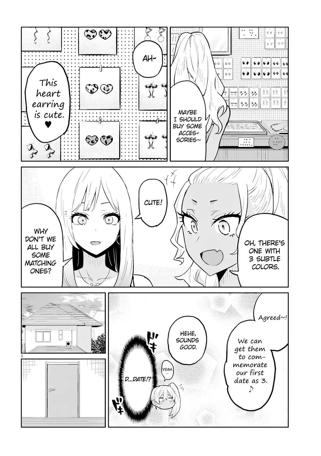 I’m a High School Boy, but I Got Gender-Swapped Into a Gyaru chapter 10.2 page 8