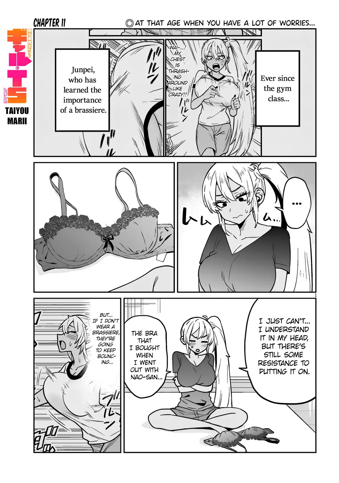 I’m a High School Boy, but I Got Gender-Swapped Into a Gyaru chapter 11 page 1