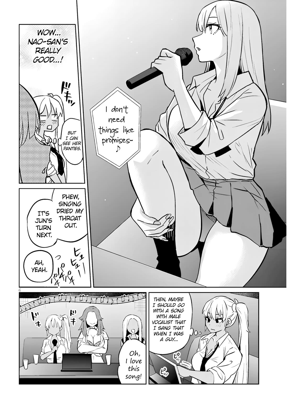I’m a High School Boy, but I Got Gender-Swapped Into a Gyaru chapter 13.1 page 6