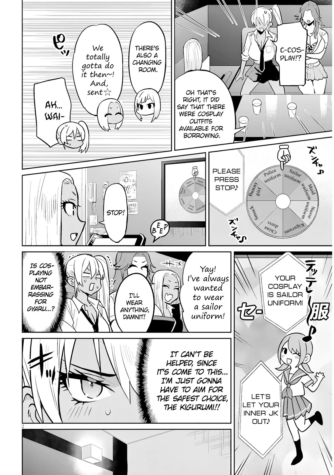 I’m a High School Boy, but I Got Gender-Swapped Into a Gyaru chapter 13.2 page 2