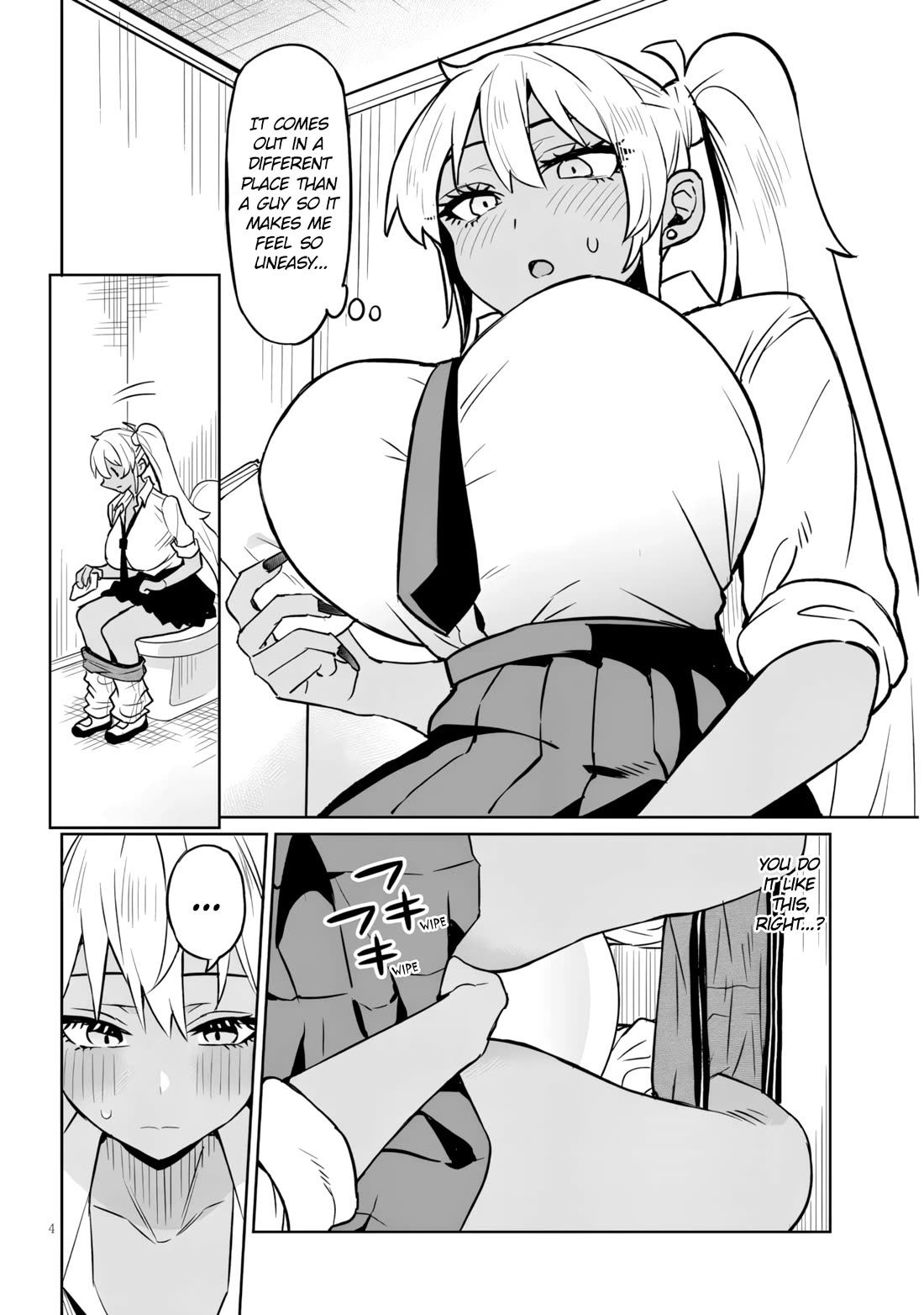 I’m a High School Boy, but I Got Gender-Swapped Into a Gyaru chapter 14.1 page 4