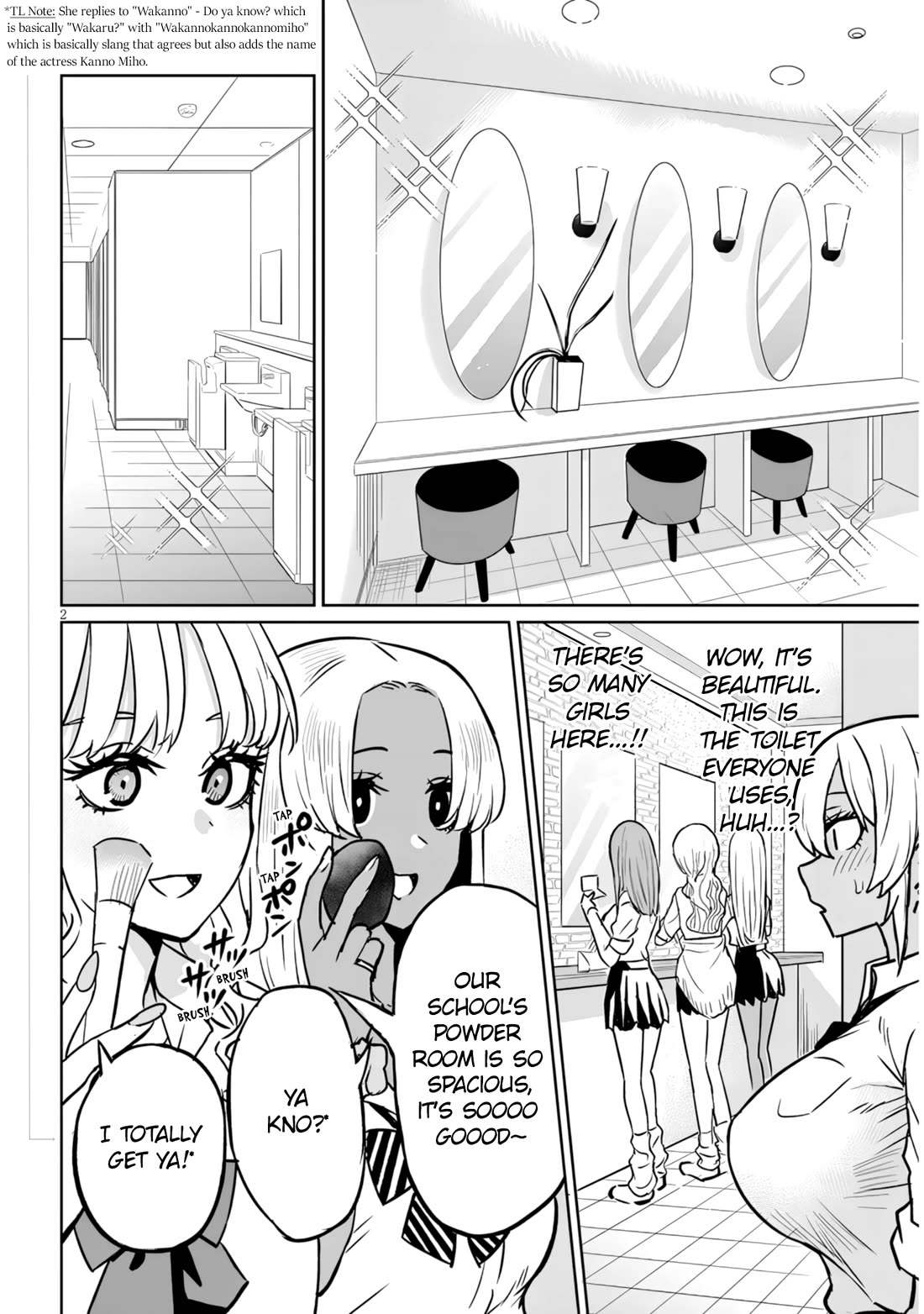 I’m a High School Boy, but I Got Gender-Swapped Into a Gyaru chapter 14.2 page 2
