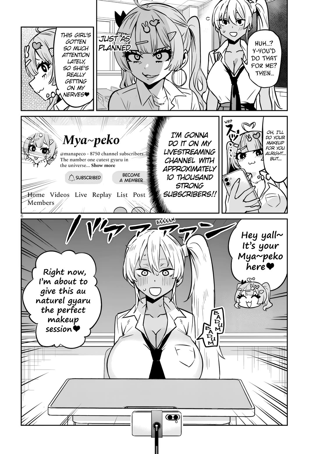 I’m a High School Boy, but I Got Gender-Swapped Into a Gyaru chapter 16.1 page 6