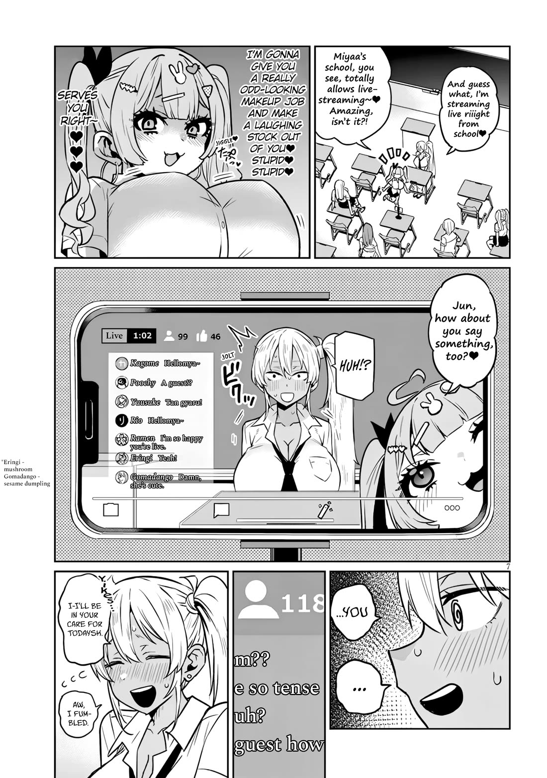 I’m a High School Boy, but I Got Gender-Swapped Into a Gyaru chapter 16.1 page 7