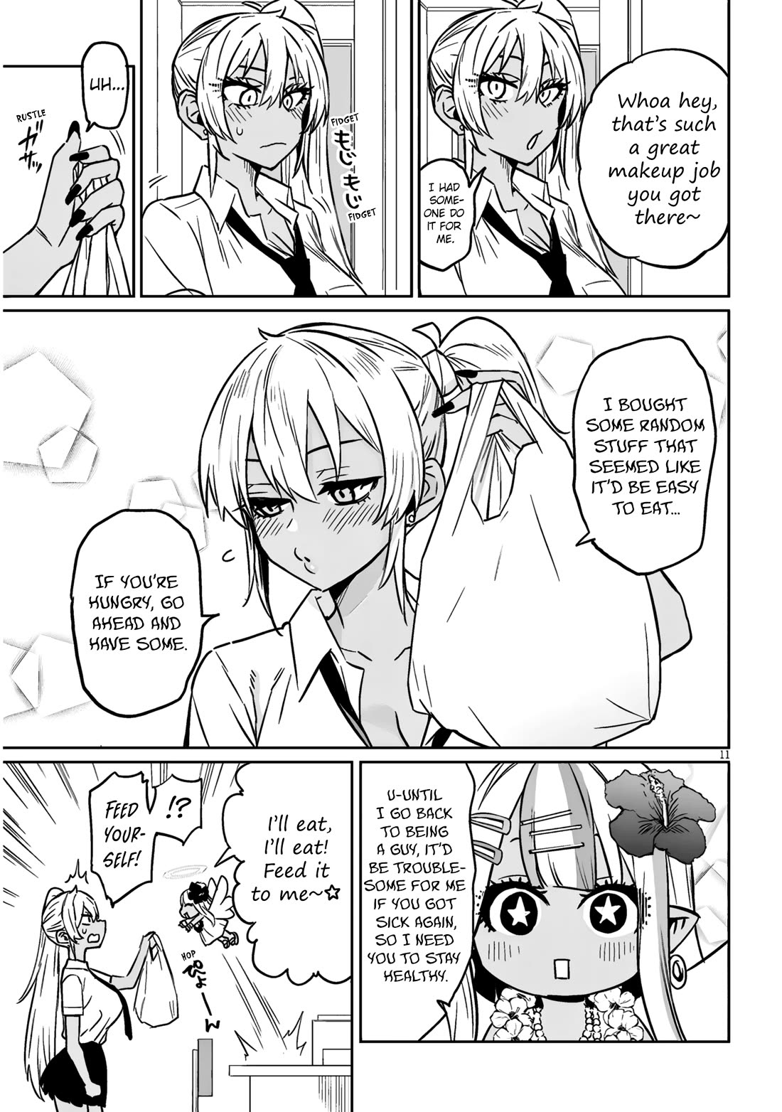 I’m a High School Boy, but I Got Gender-Swapped Into a Gyaru chapter 16.2 page 11