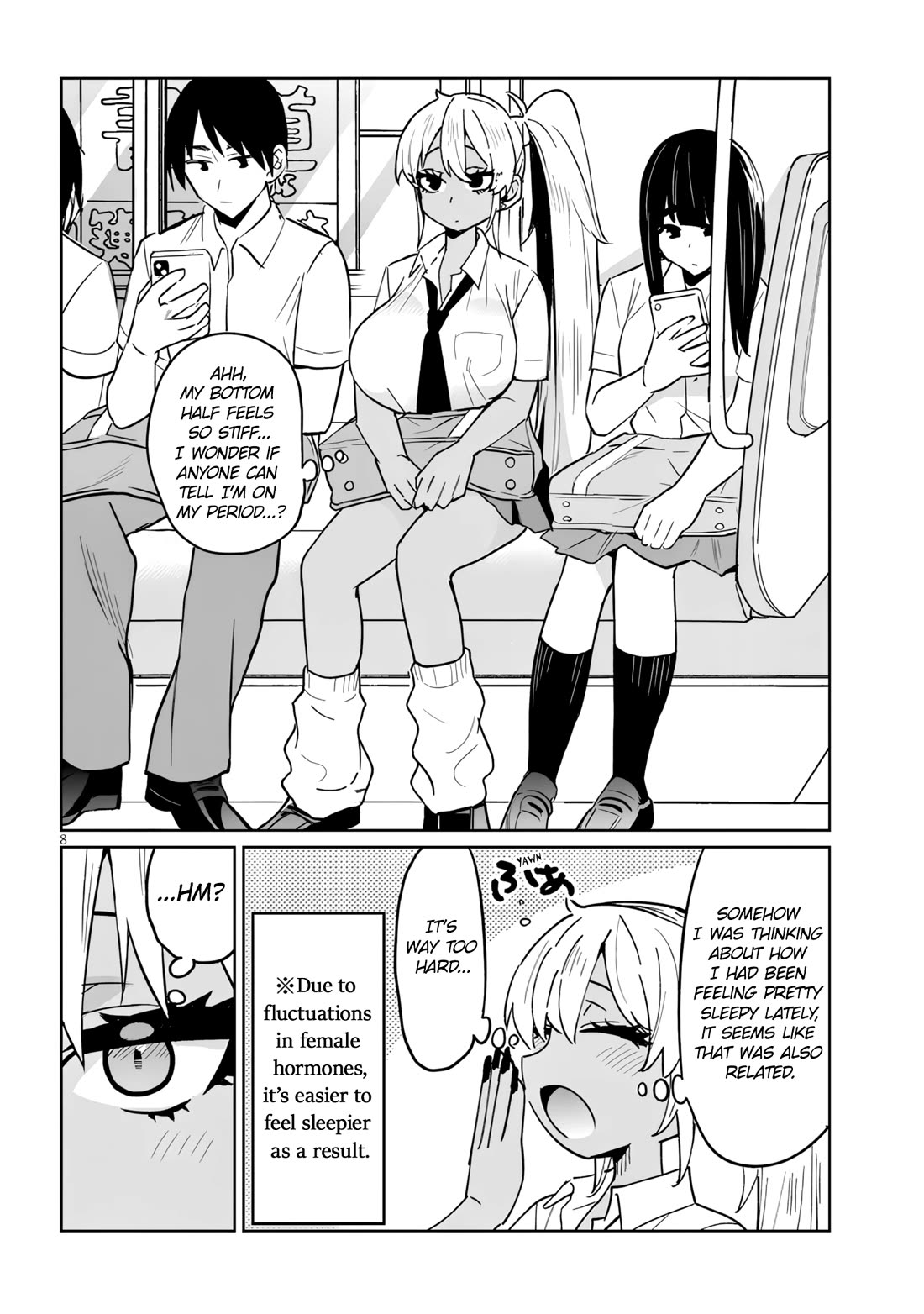 I’m a High School Boy, but I Got Gender-Swapped Into a Gyaru chapter 17.2 page 8