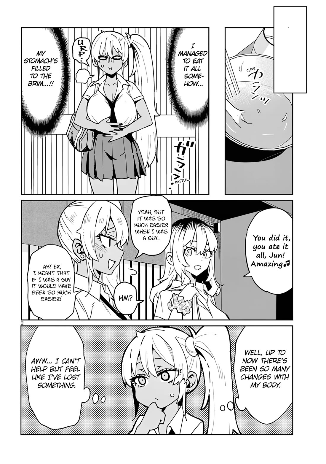 I’m a High School Boy, but I Got Gender-Swapped Into a Gyaru chapter 19.2 page 2