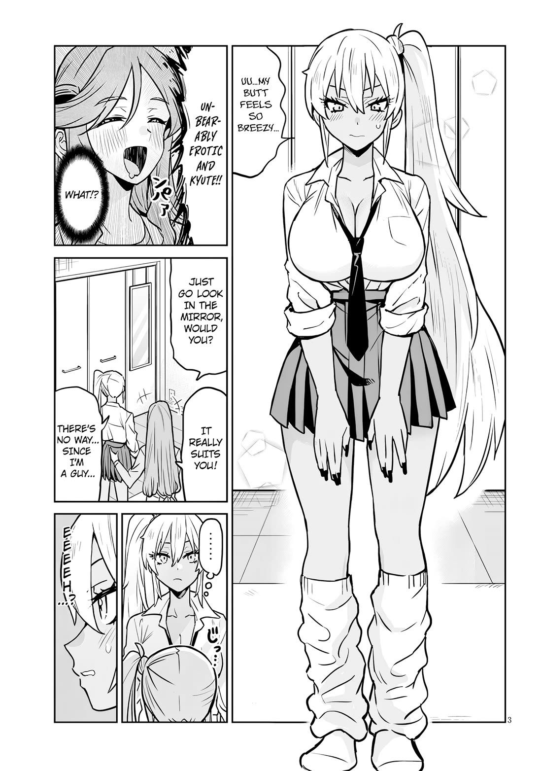 I’m a High School Boy, but I Got Gender-Swapped Into a Gyaru chapter 2 page 3