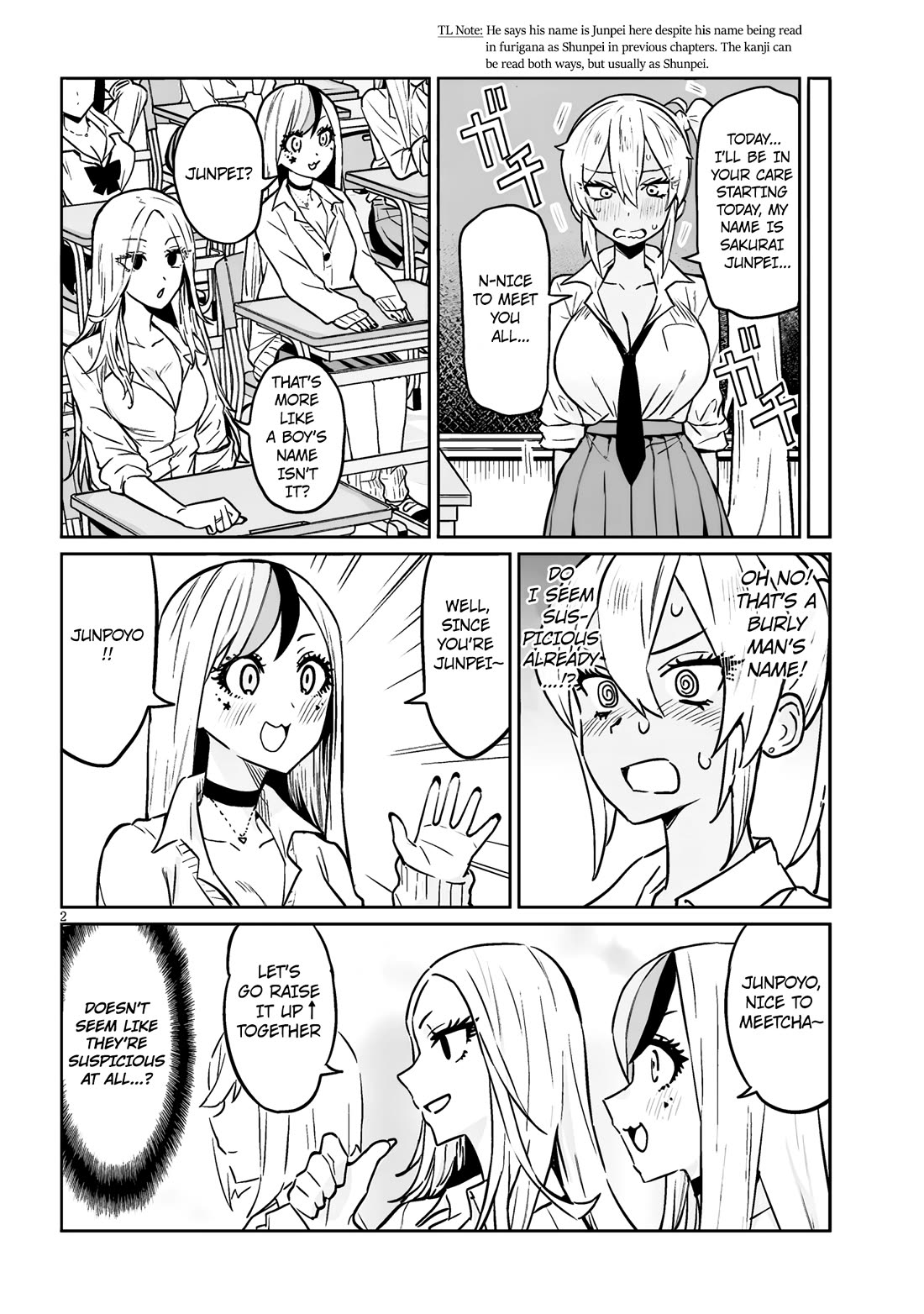 I’m a High School Boy, but I Got Gender-Swapped Into a Gyaru chapter 3 page 2