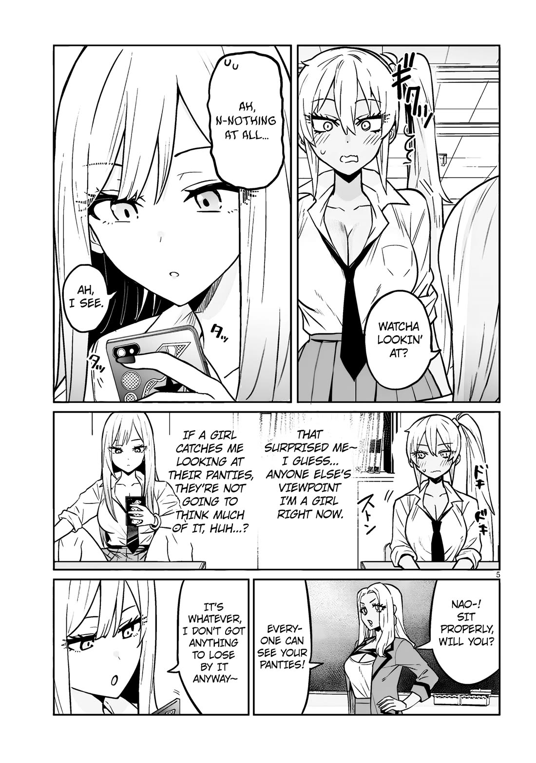 I’m a High School Boy, but I Got Gender-Swapped Into a Gyaru chapter 3 page 5