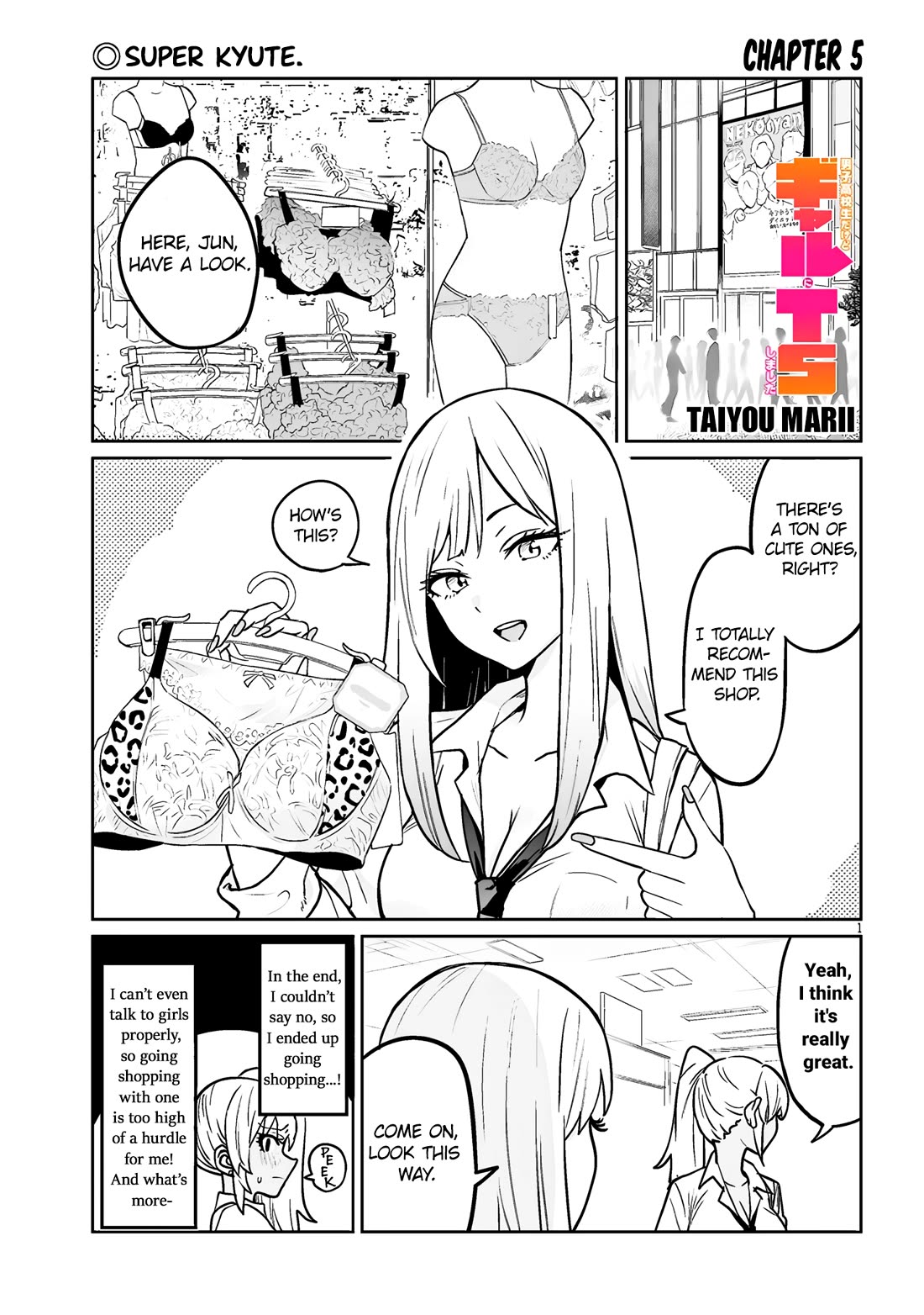 I’m a High School Boy, but I Got Gender-Swapped Into a Gyaru chapter 5 page 1