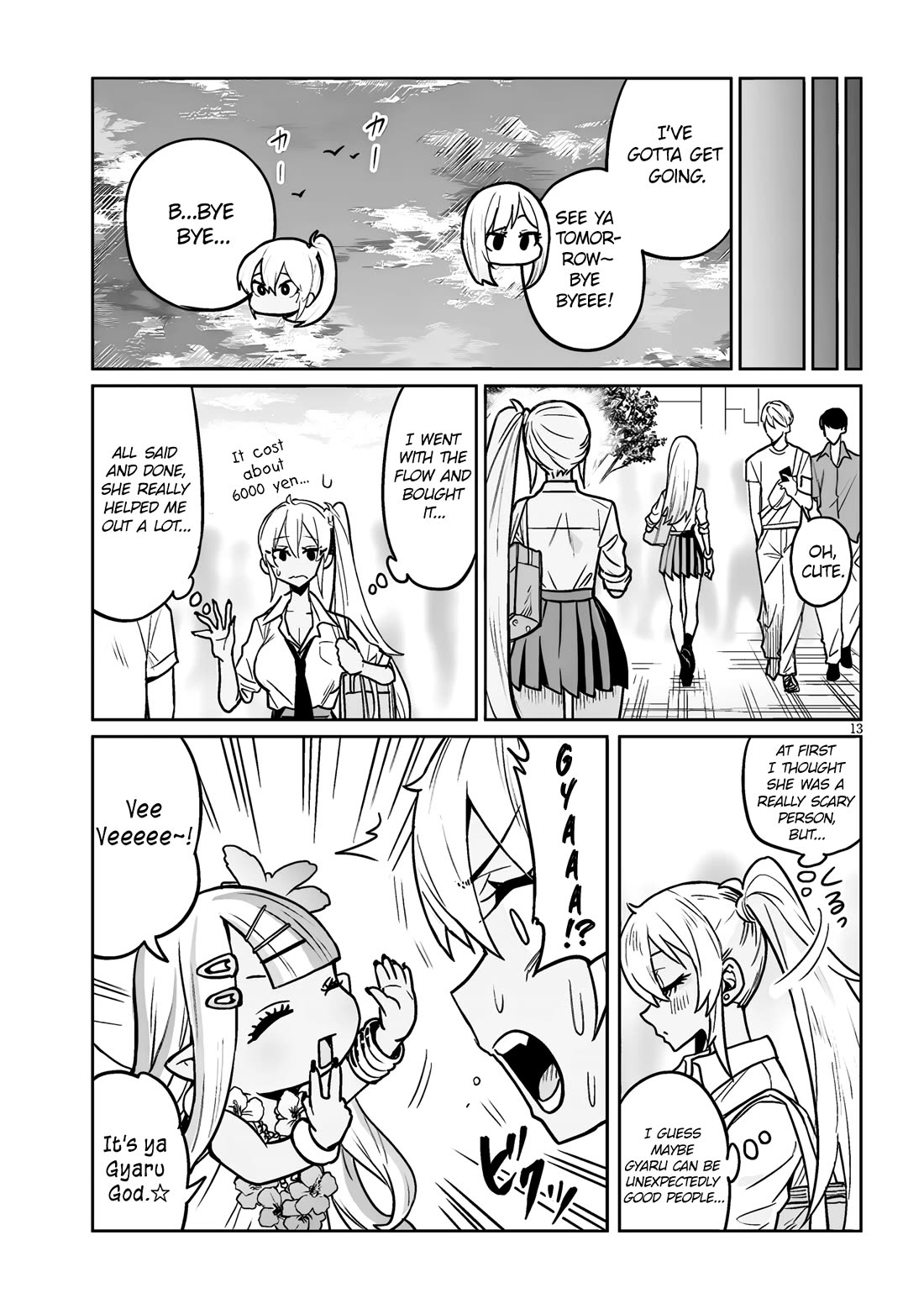 I’m a High School Boy, but I Got Gender-Swapped Into a Gyaru chapter 5 page 13