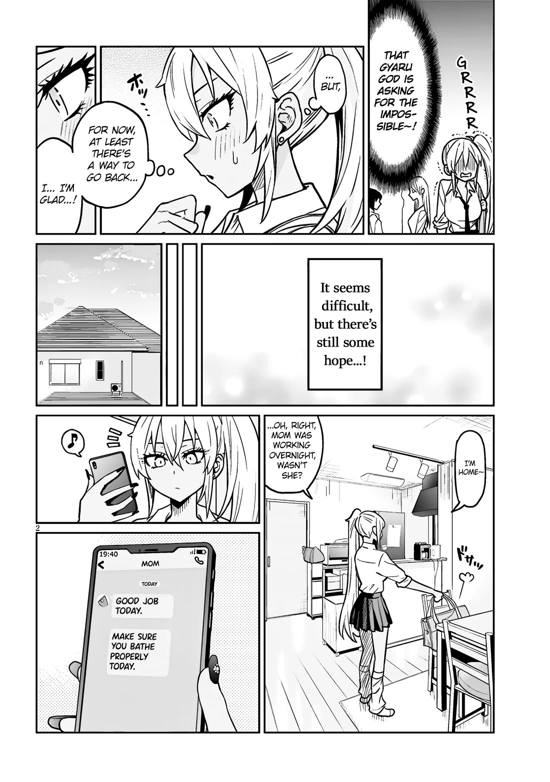 I’m a High School Boy, but I Got Gender-Swapped Into a Gyaru chapter 6.1 page 2