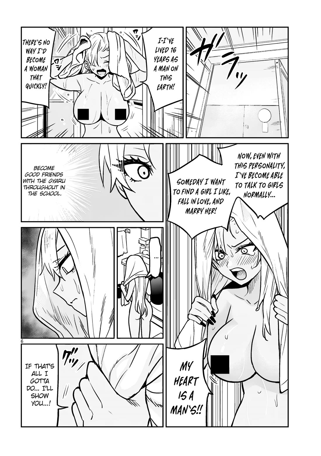 I’m a High School Boy, but I Got Gender-Swapped Into a Gyaru chapter 6.2 page 6