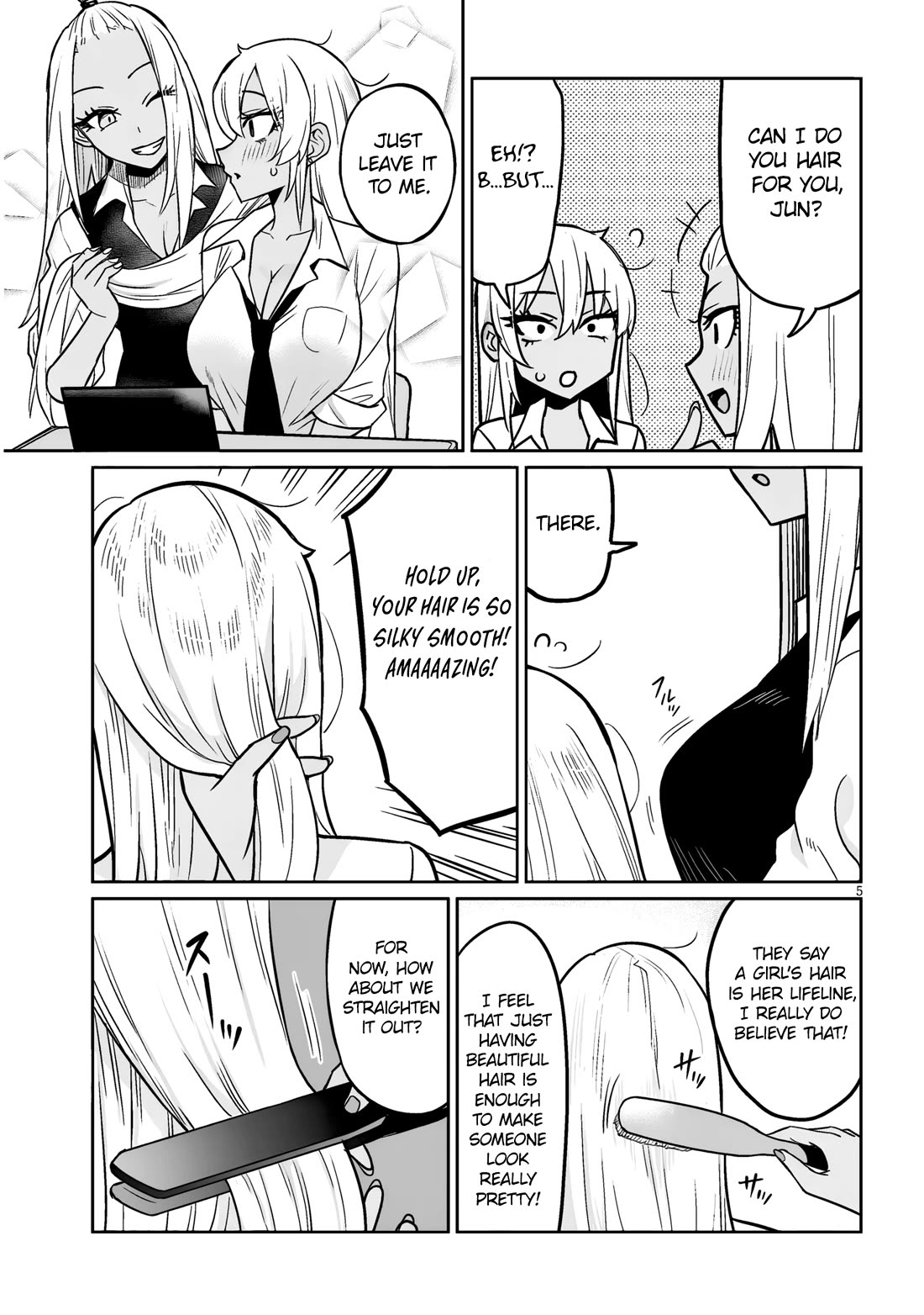 I’m a High School Boy, but I Got Gender-Swapped Into a Gyaru chapter 8.1 page 5