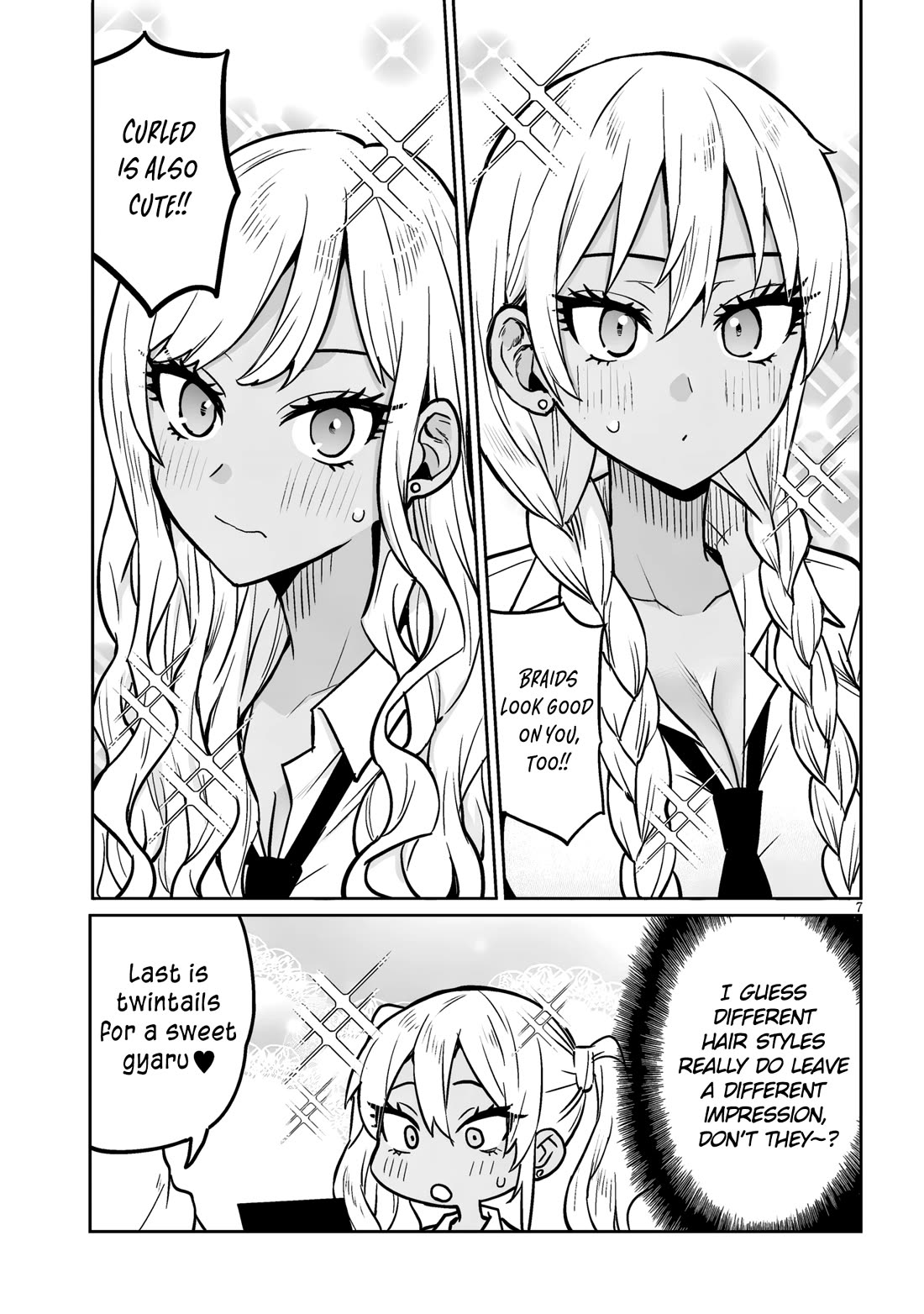 I’m a High School Boy, but I Got Gender-Swapped Into a Gyaru chapter 8.1 page 7