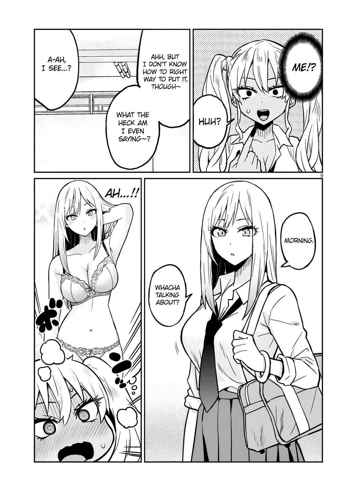 I’m a High School Boy, but I Got Gender-Swapped Into a Gyaru chapter 8.1 page 9