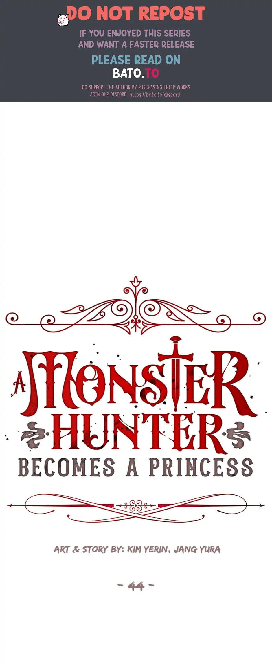 I’m a Killer but I’m Thinking of Living as a Princess chapter 44 page 1