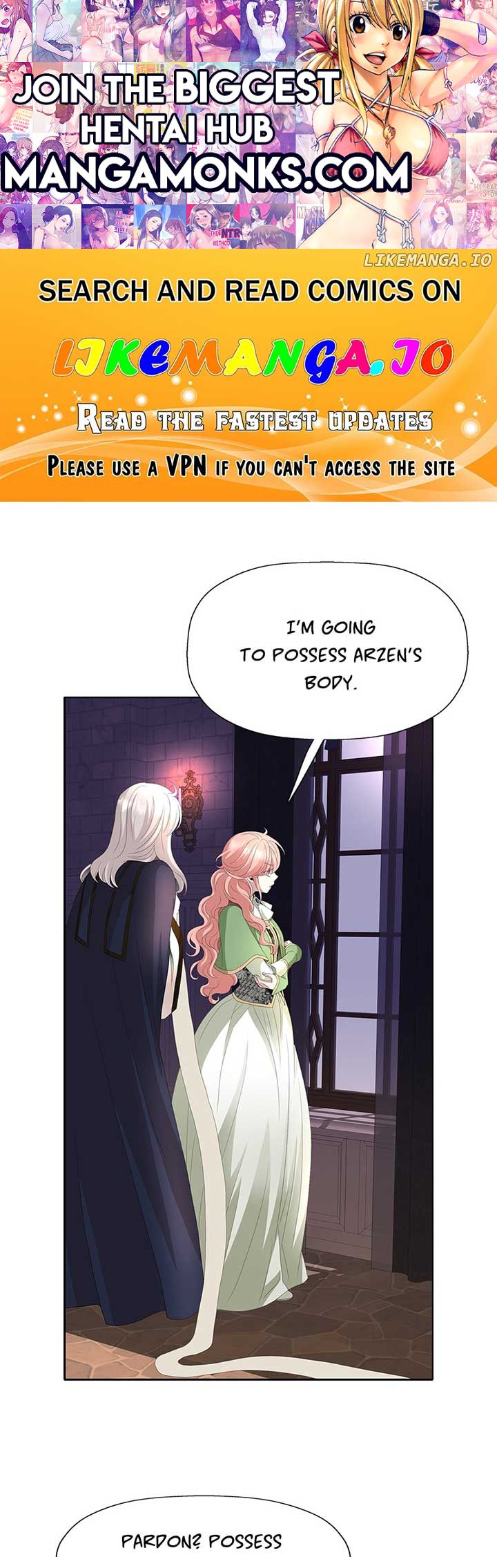 I’m a Killer but I’m Thinking of Living as a Princess chapter 98 page 1