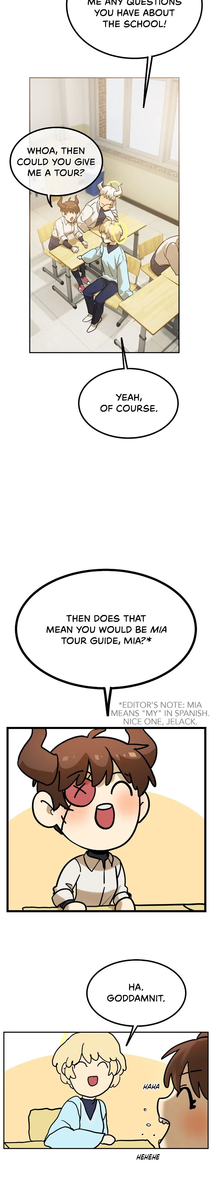 I’m a Level D Student chapter 2 page 8