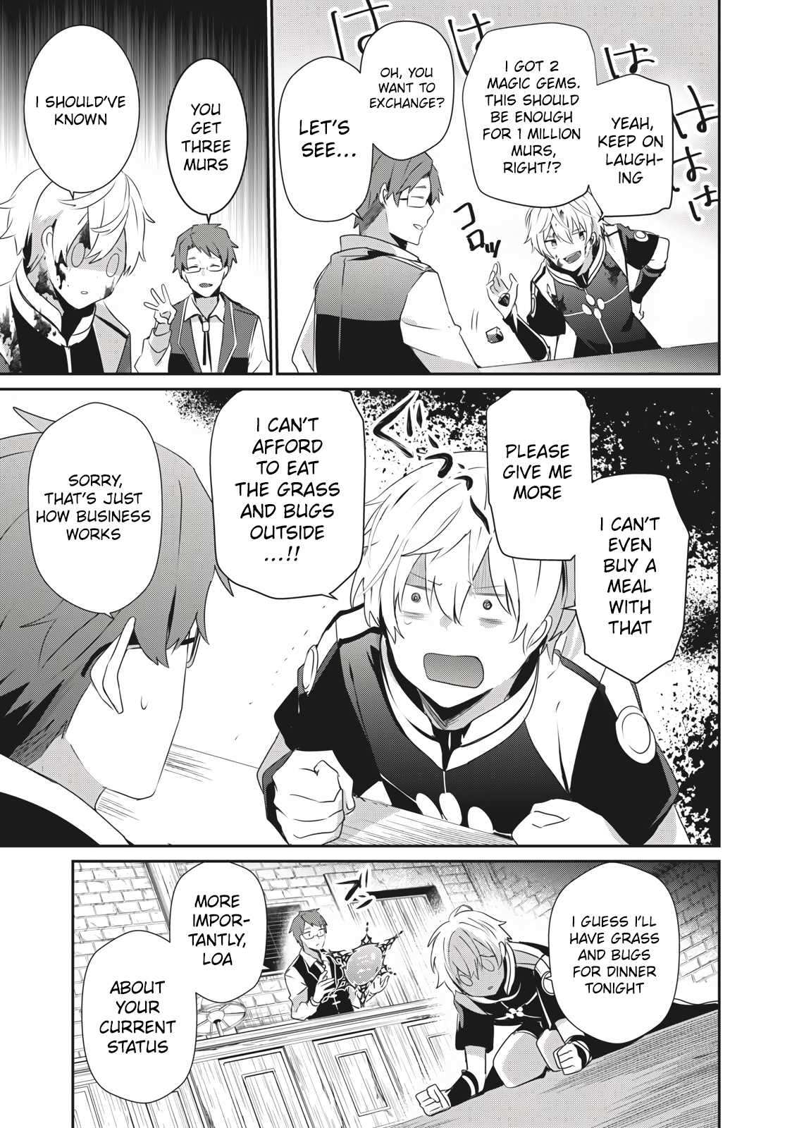 I’m a low rank adventurer, but I decided to excel in magic ~I’m going to use my [Magic Creation] and [Item Creation], which are Godly skills that were once useless, and become outmatched~ chapter 1 page 6