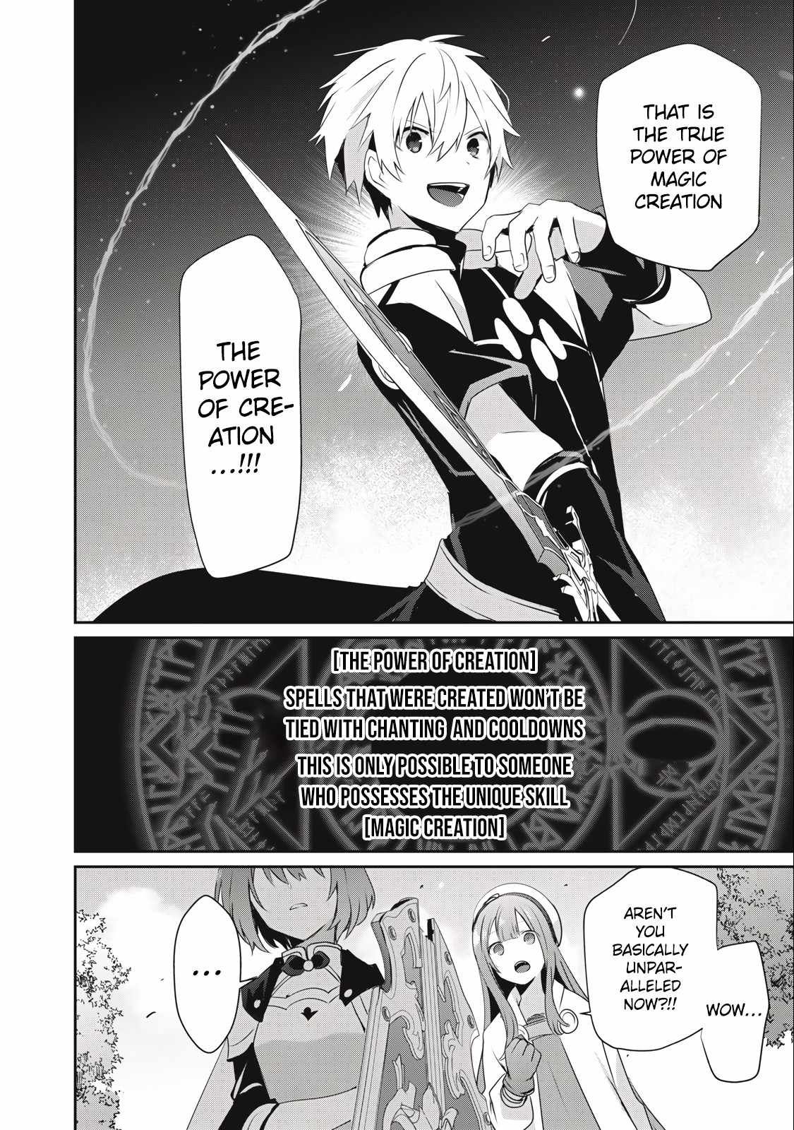 I’m a low rank adventurer, but I decided to excel in magic ~I’m going to use my [Magic Creation] and [Item Creation], which are Godly skills that were once useless, and become outmatched~ chapter 19.2 page 12