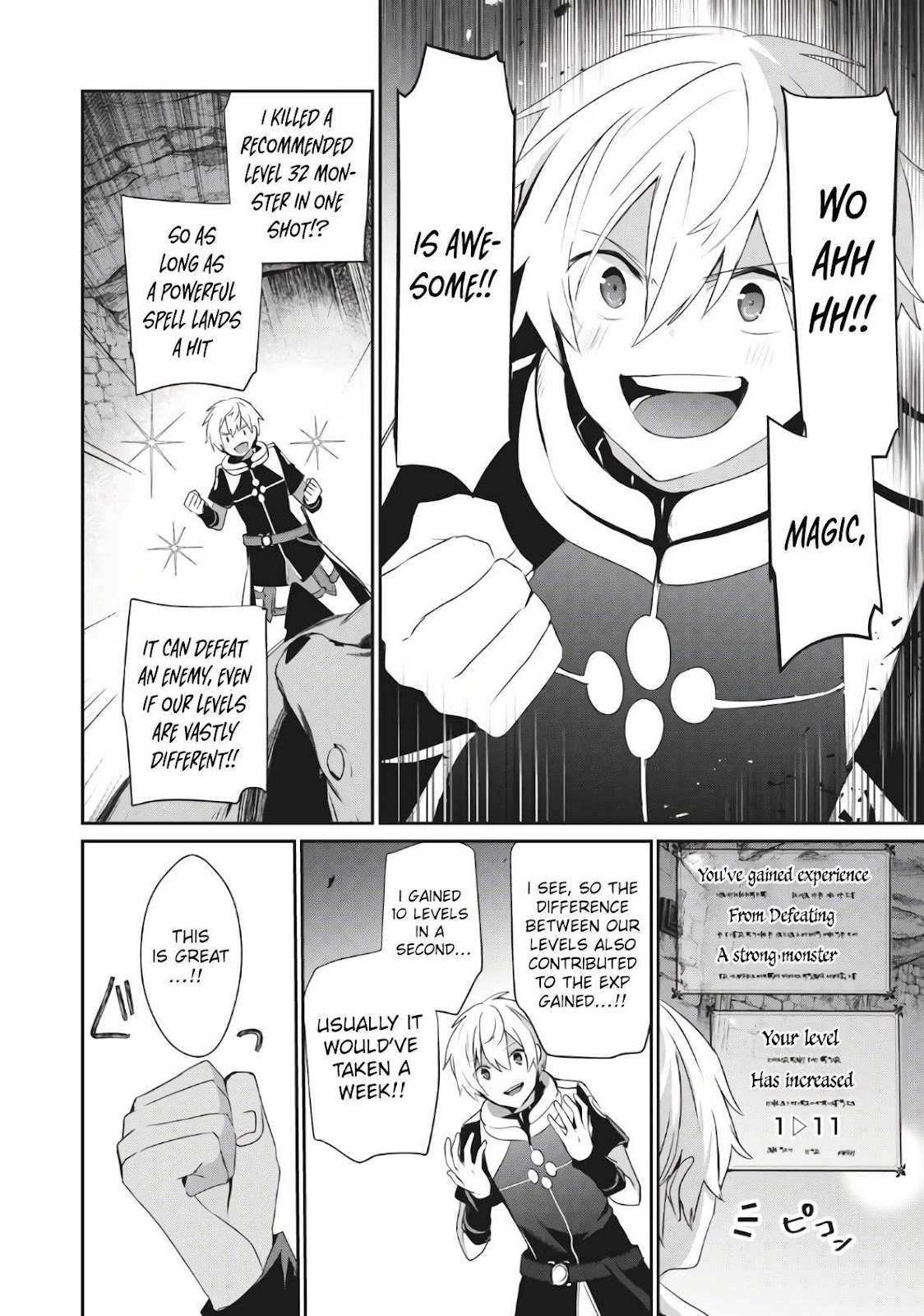 I’m a low rank adventurer, but I decided to excel in magic ~I’m going to use my [Magic Creation] and [Item Creation], which are Godly skills that were once useless, and become outmatched~ chapter 2 page 13