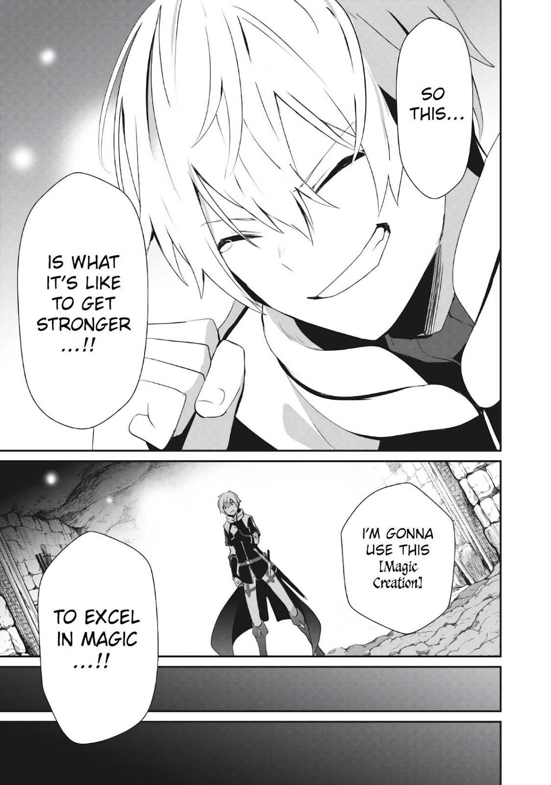 I’m a low rank adventurer, but I decided to excel in magic ~I’m going to use my [Magic Creation] and [Item Creation], which are Godly skills that were once useless, and become outmatched~ chapter 2 page 14