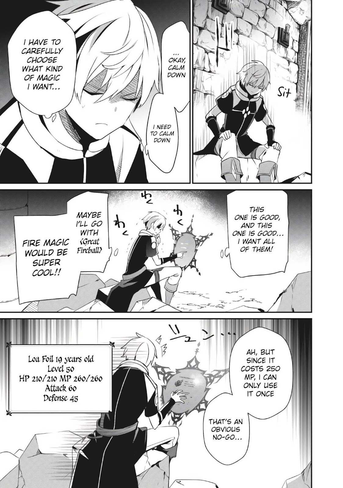 I’m a low rank adventurer, but I decided to excel in magic ~I’m going to use my [Magic Creation] and [Item Creation], which are Godly skills that were once useless, and become outmatched~ chapter 2 page 6