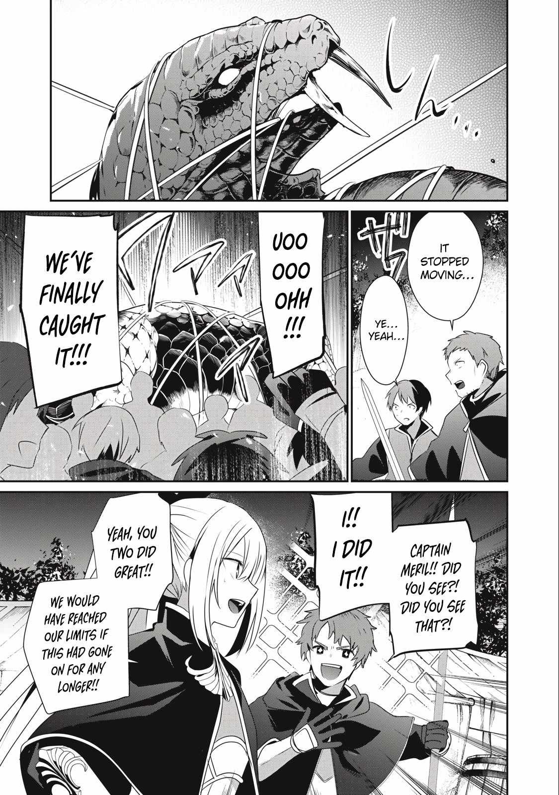 I’m a low rank adventurer, but I decided to excel in magic ~I’m going to use my [Magic Creation] and [Item Creation], which are Godly skills that were once useless, and become outmatched~ chapter 21.2 page 3