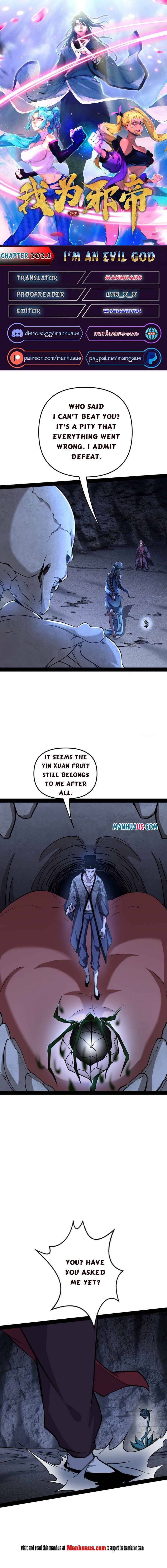I’m An Evil God chapter 202.2 page 1