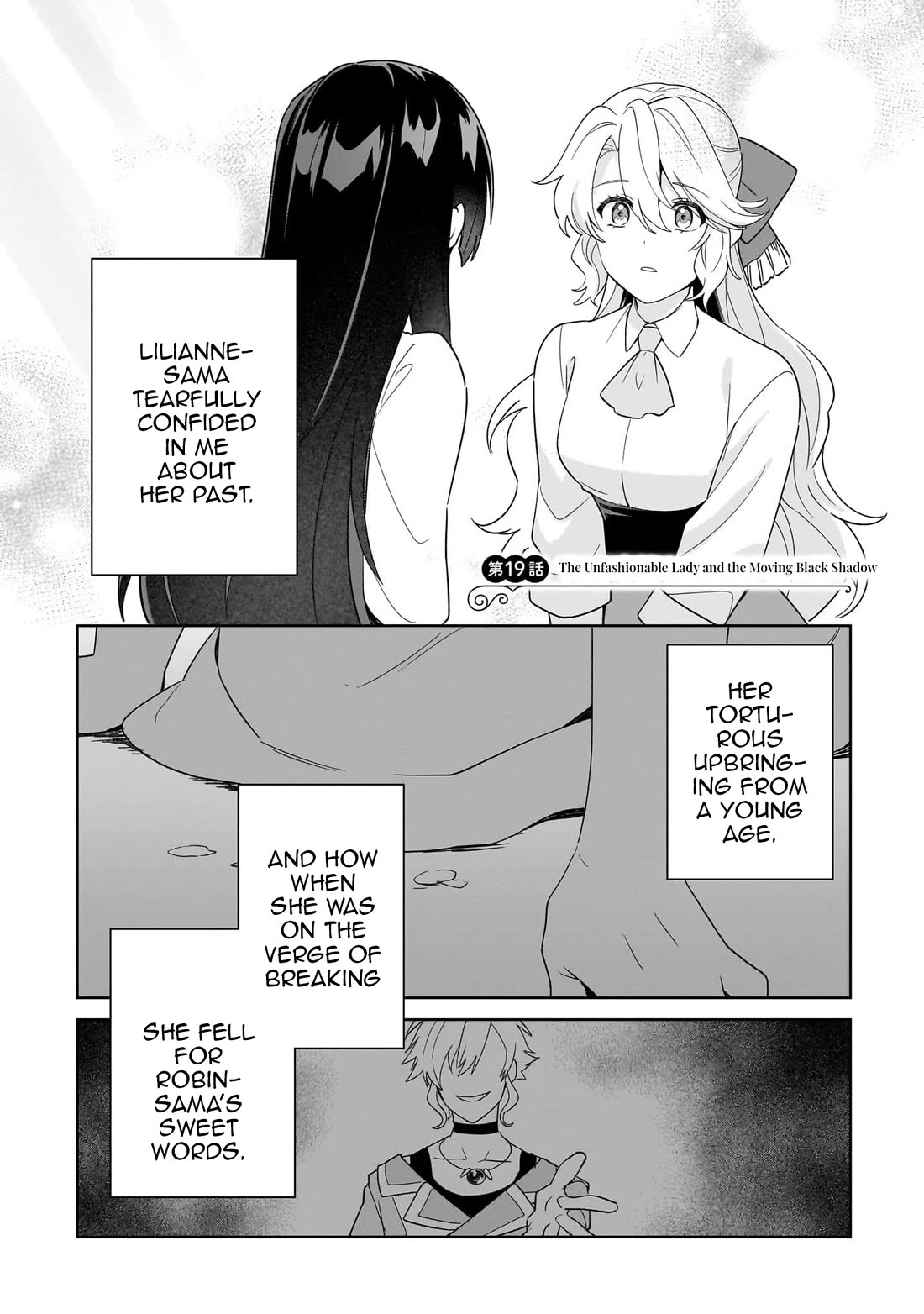 I'm an Unfashionable Lady, but When I Helped a Villainous Young Lord He Ended up Liking Me chapter 19 page 1