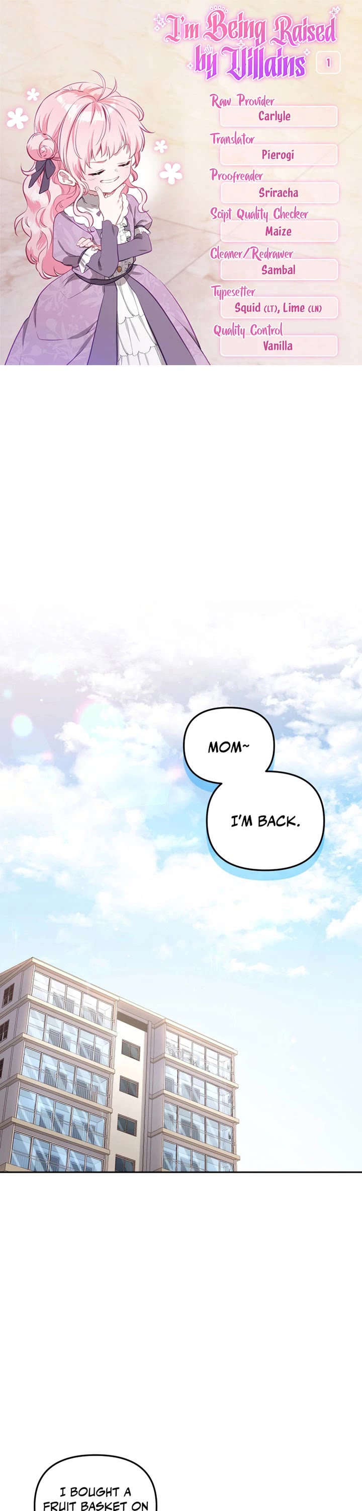 I'm Being Raised by Villains chapter 1 page 1