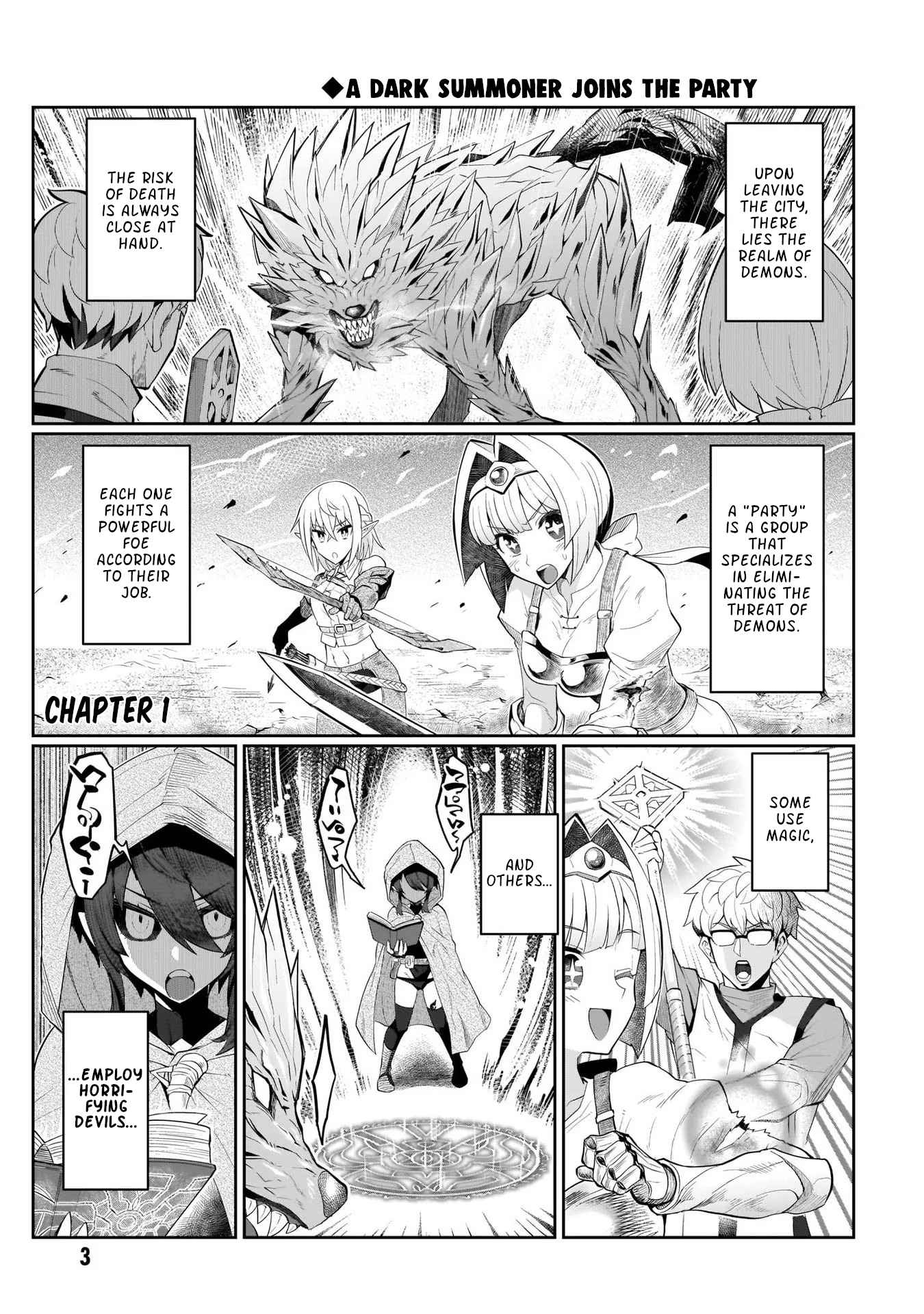 I'm dating a Dark Summoner chapter 1 page 5