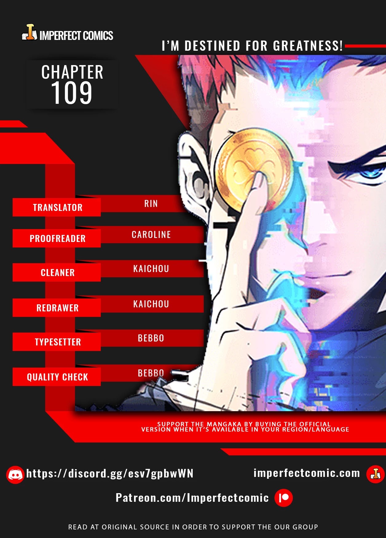 I'm Destined For Greatness! chapter 109 page 1