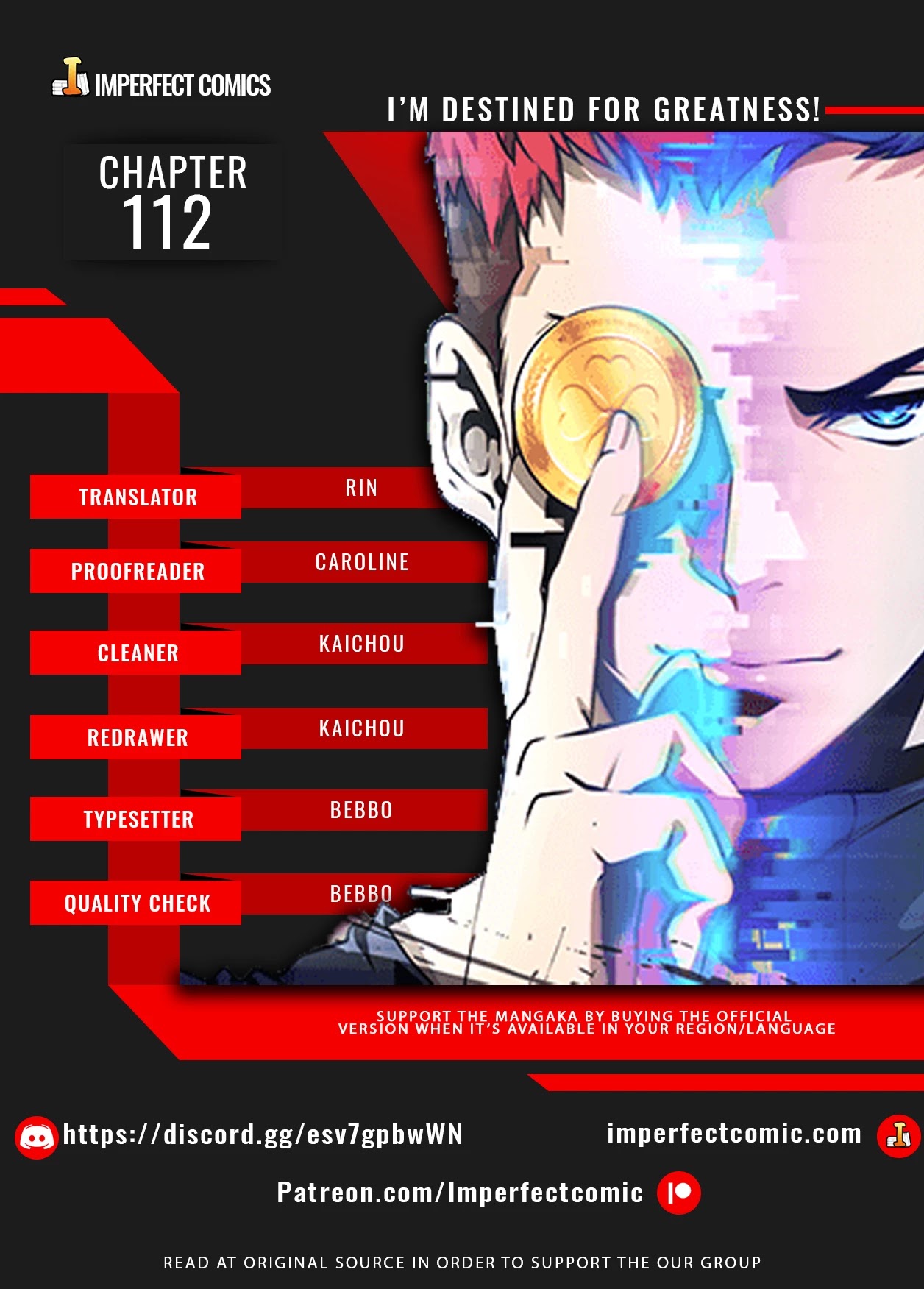 I'm Destined For Greatness! chapter 112 page 1