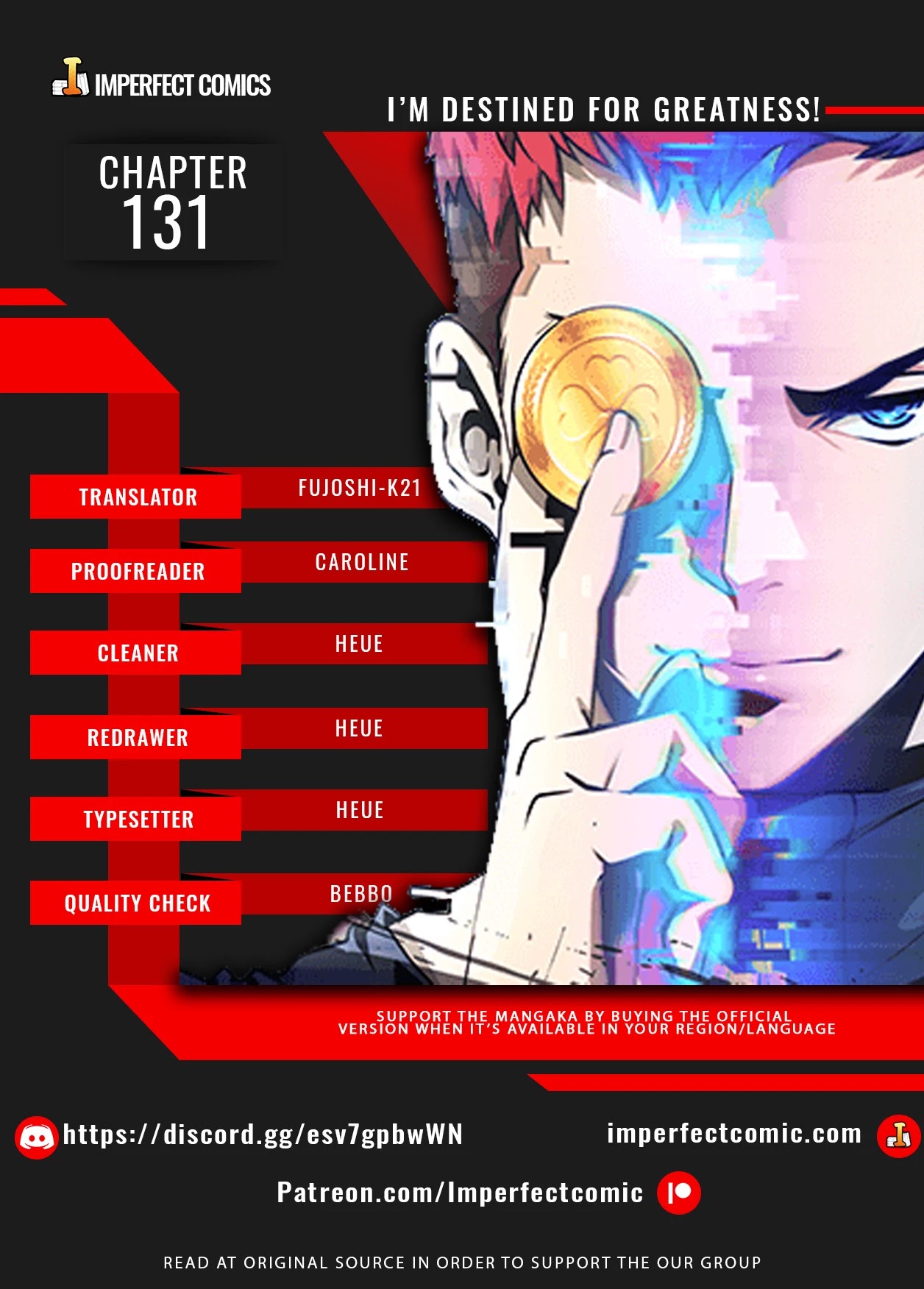 I'm Destined For Greatness! chapter 131 page 1