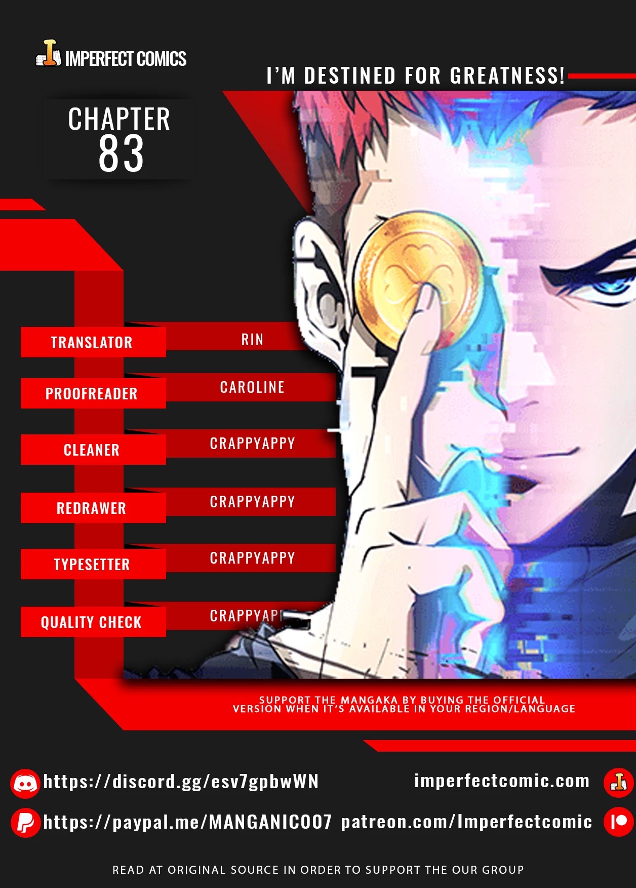 I'm Destined For Greatness! chapter 83 page 1