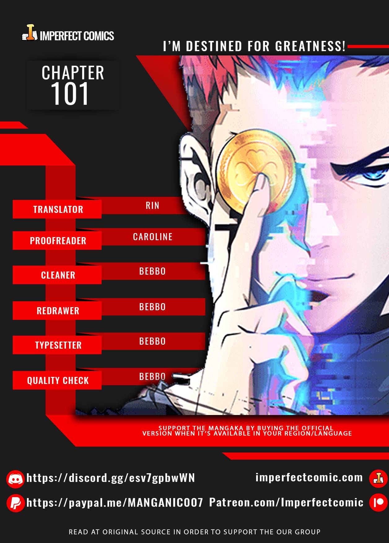 I’m Destined to Greatness! chapter 101 page 1