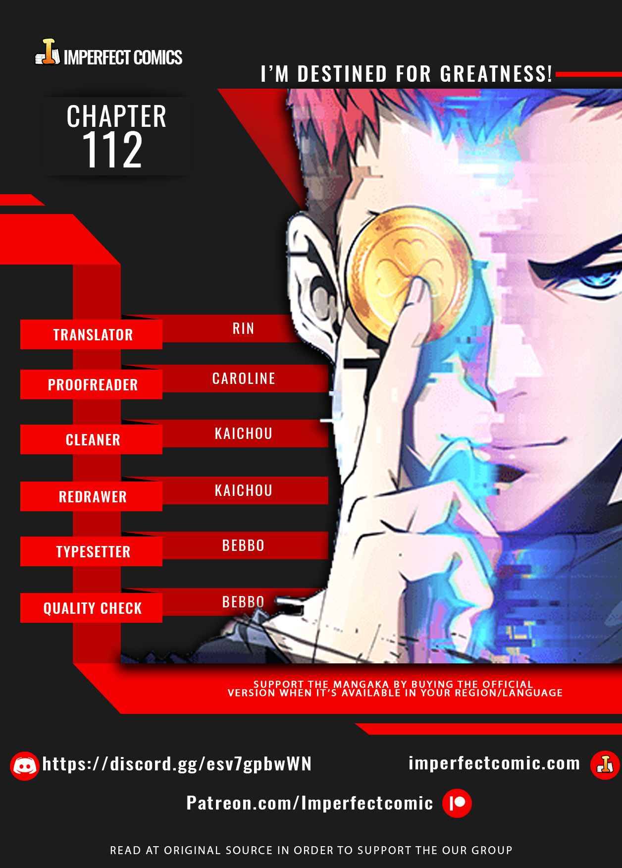 I’m Destined to Greatness! chapter 112 page 1