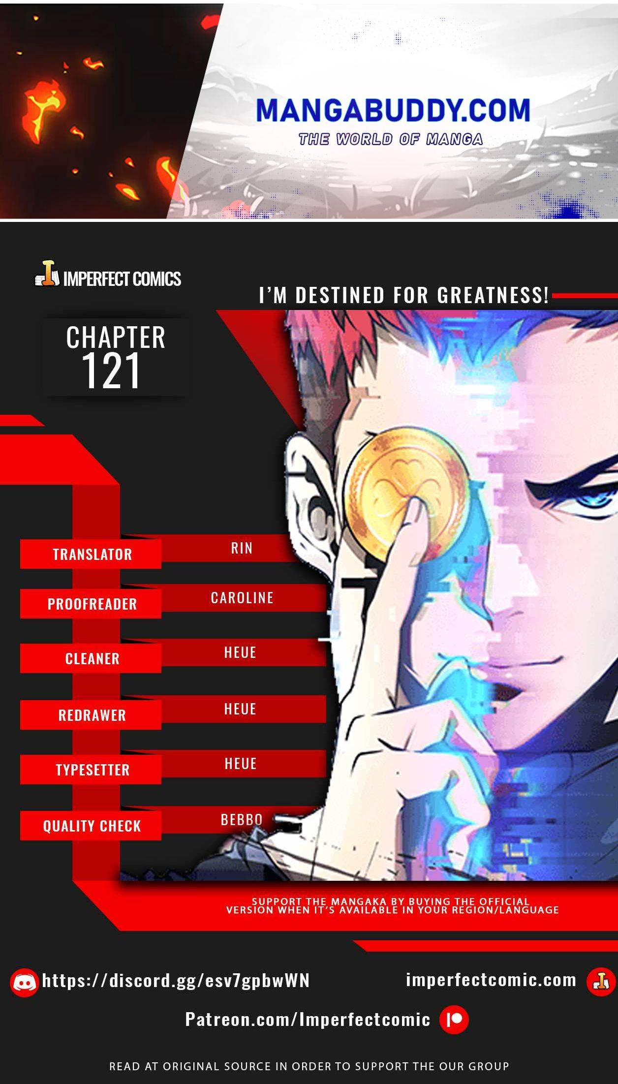 I’m Destined to Greatness! chapter 121 page 1