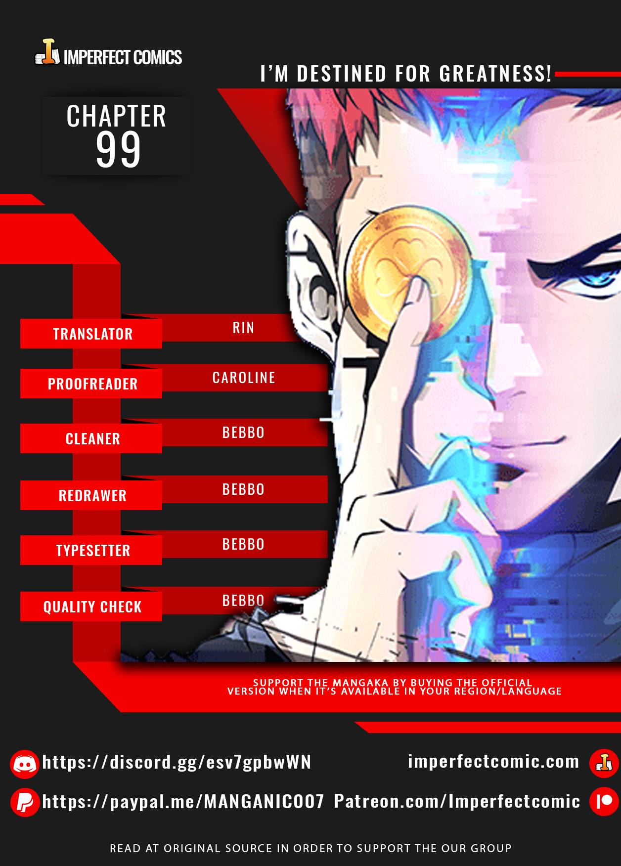 I’m Destined to Greatness! chapter 99 page 1