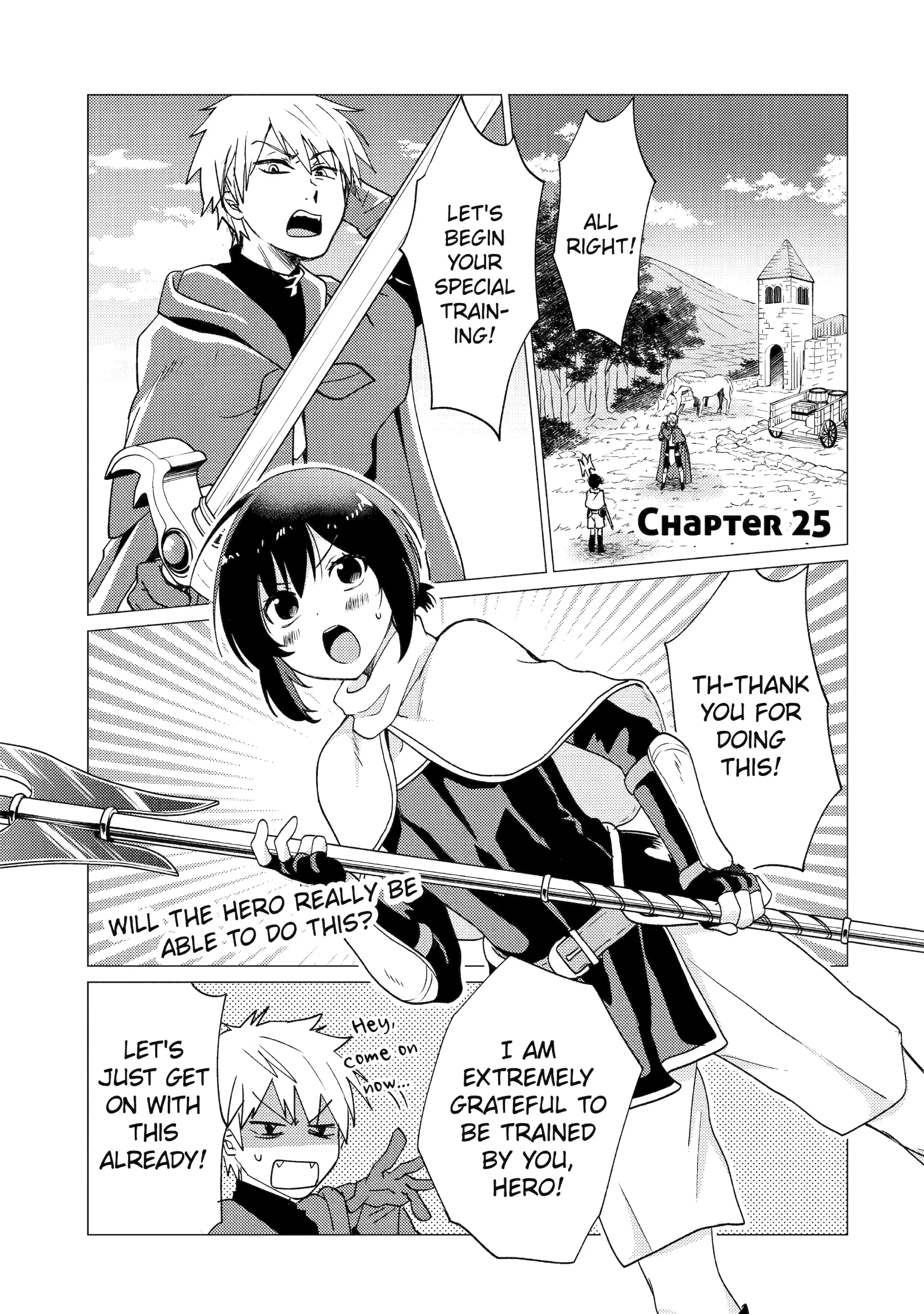 I’m Glad They Kicked Me From The Hero’s Party... But Why’re you following me, Great Saintess? chapter 25.1 page 1